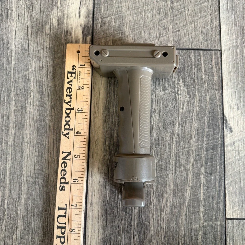 Nerf N-Strike Tactical Bipod Foregrip Tan Hasbro 2009 Blaster Rail Accessory Toy